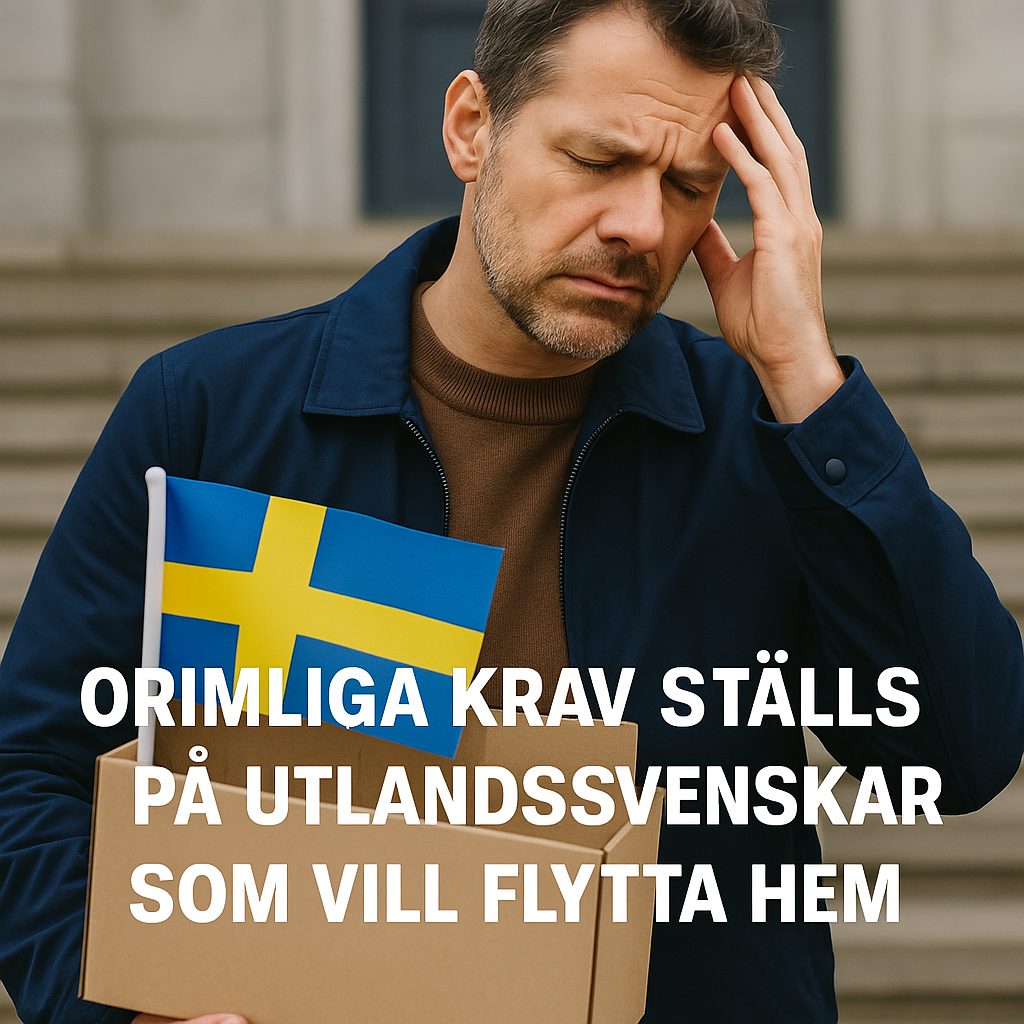 orimliga krav utlandssvenskar flytta hem