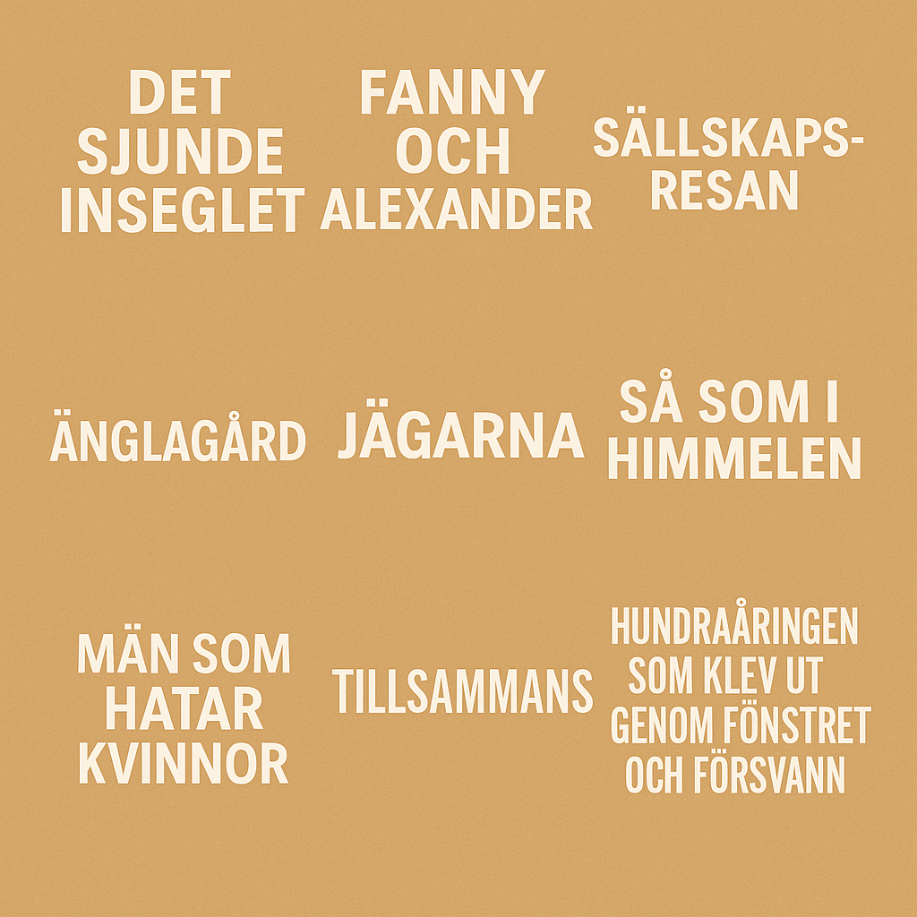 bästa svenska filmer